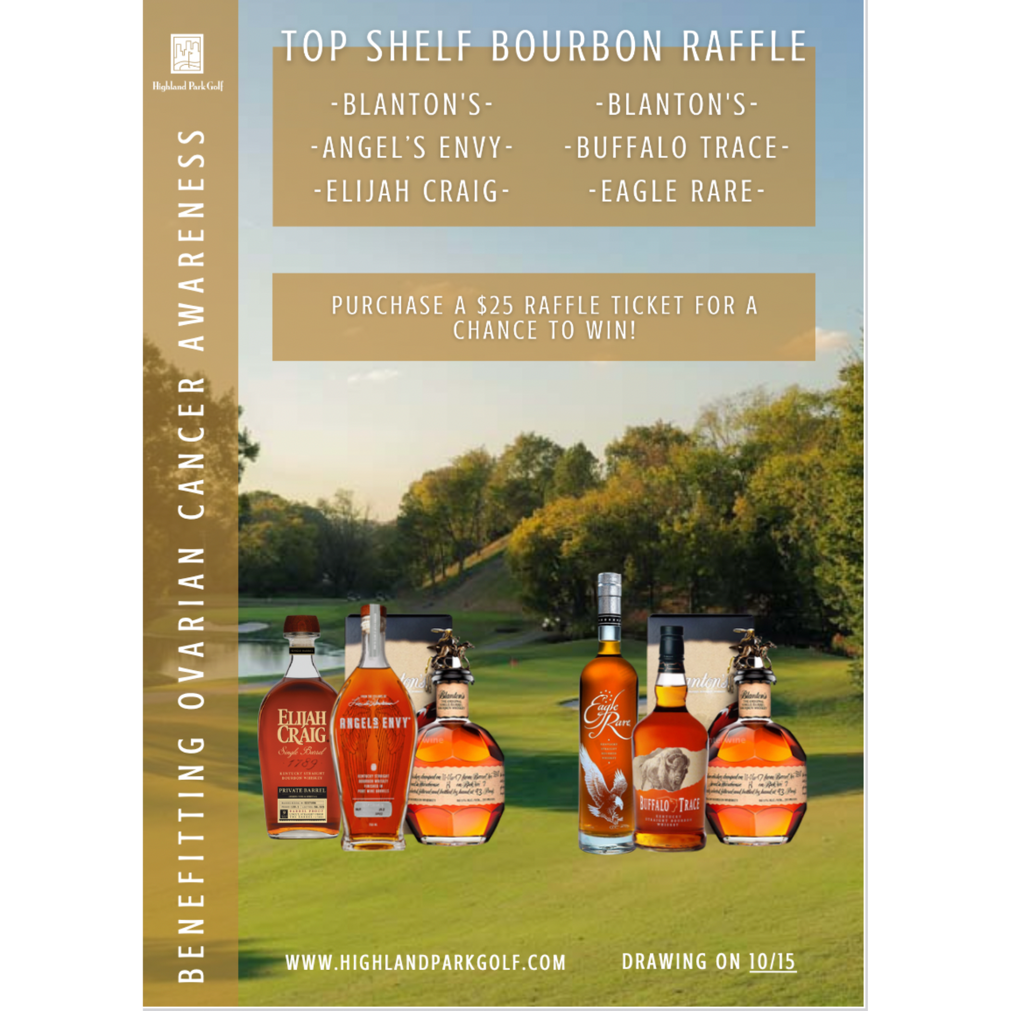 Bourbon Raffle in Support of Ovarian Cancer Awareness